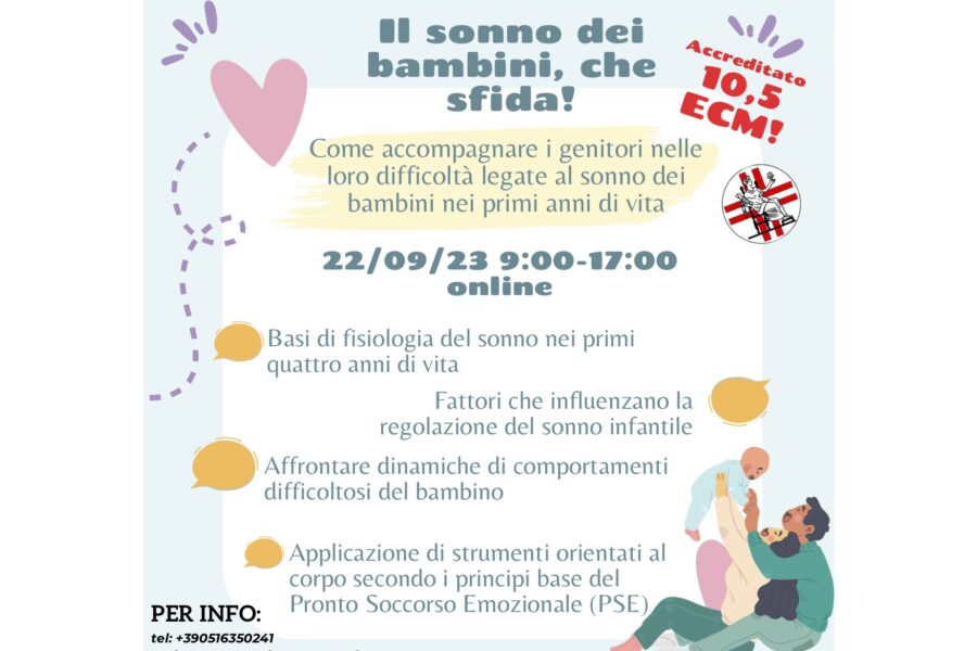 IL SONNO DEI BAMBINI, CHE SFIDA!