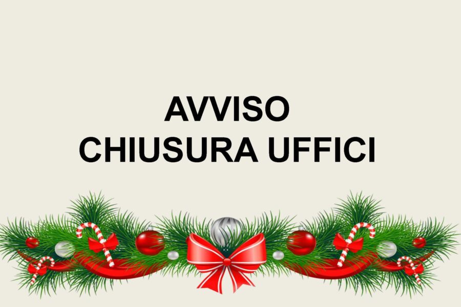 Avviso chiusura uffici