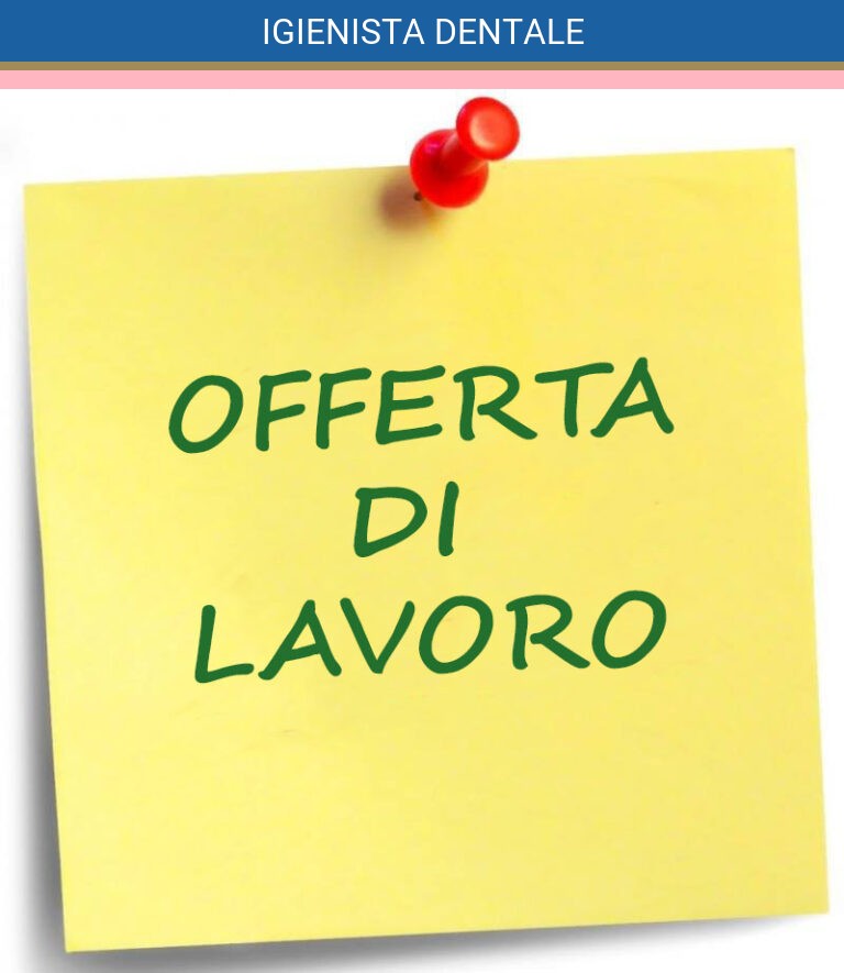 ANNUNCIO STUDIO DENTISTICO DOTT.SSA EVANGELISTI TERESA