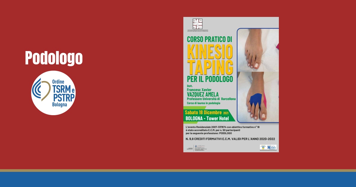 Corso Kinesio Taping per Podologi