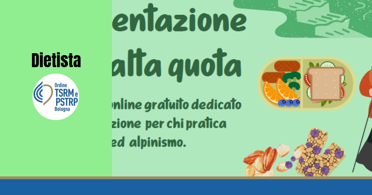 Riepilogo webinar “Alimentazione ad alta quota”