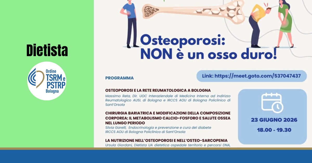 Osteoporosi, un problema che riguarda la salute di tutti.