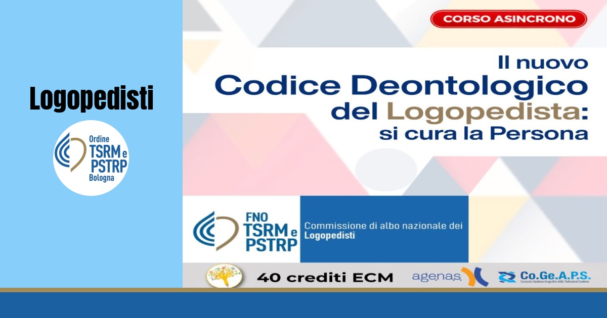 locandina ufficiale corso fad logopedisti